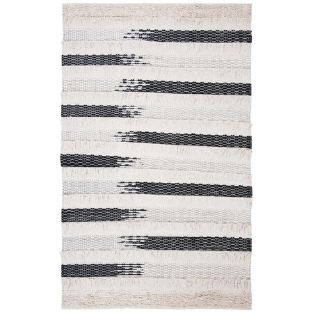 Safavieh 9 x 12 ft. Natura Rectangle Hand Woven Area Rug, Beige & Grey NAT655F-9